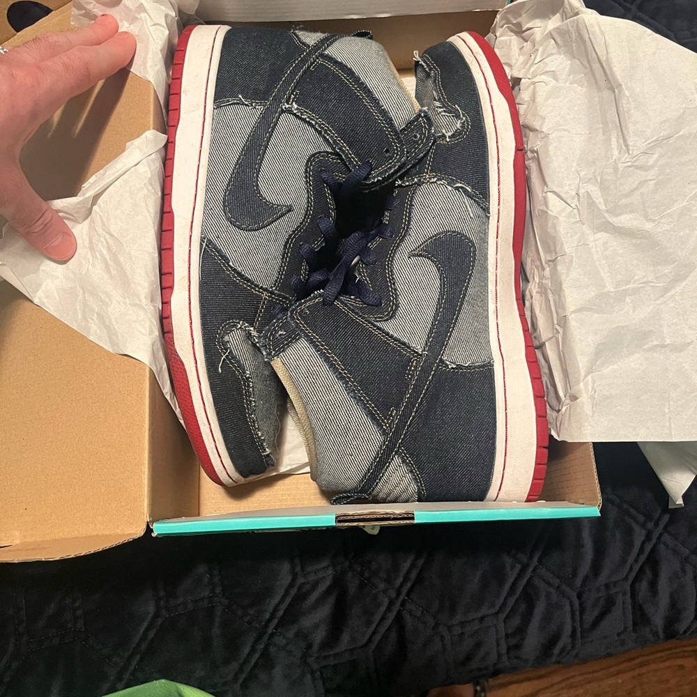 Denim Nike dunks